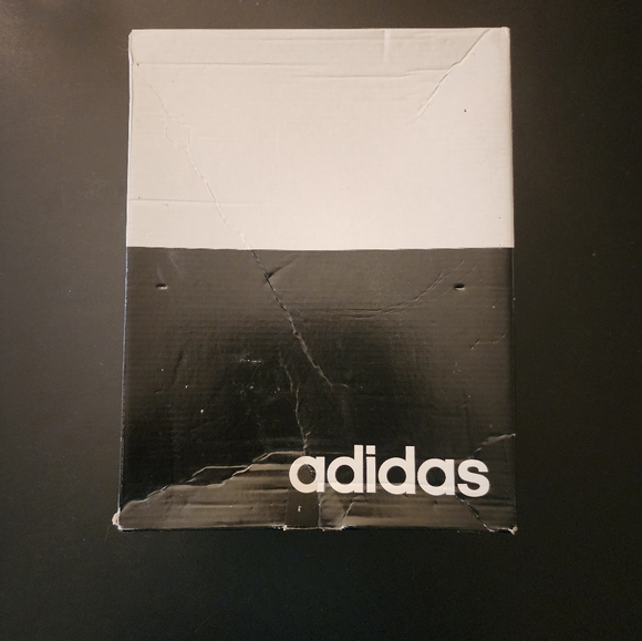 Adidas Grand Court Sneakers White w/Iridescent Stripes - Picture 8 of 9